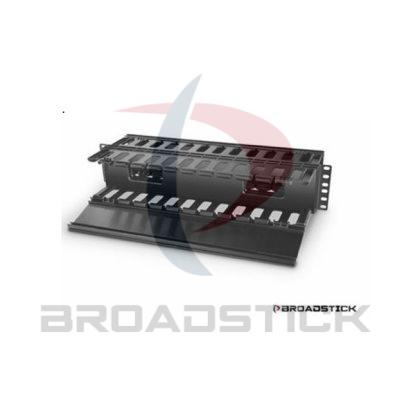 Dual Sided Horizontal Cable Manager 2U for RACK 19"