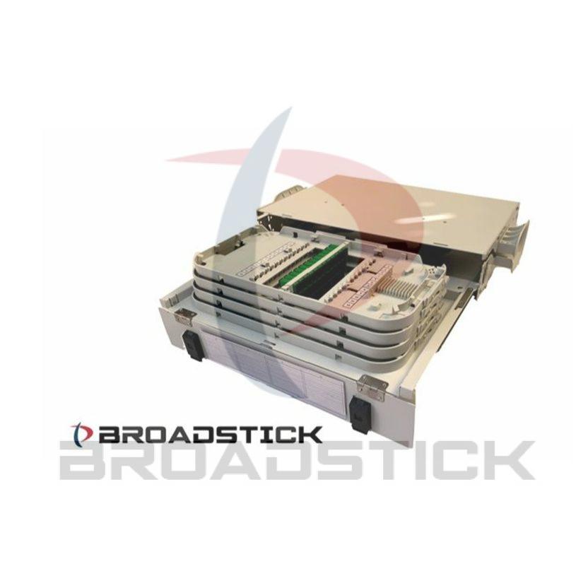 Fiber Optic Distribution Frame Drawer 1U 12 ports E/P