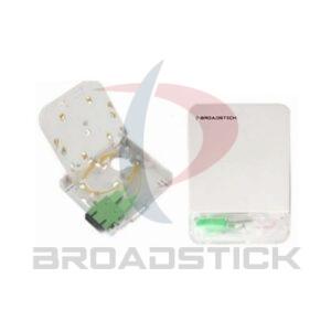 Fiber Optic Wall Termination Box 2 ports