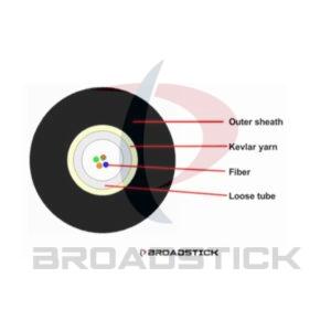 OM3 Fiber Optic 6 fibers Indoor Outdoor