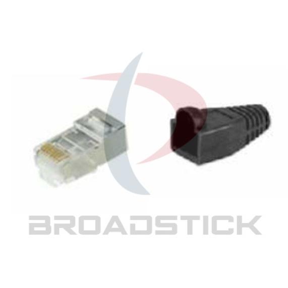 Cat6 UTP RJ45 Plug and boot for Outdoor cable