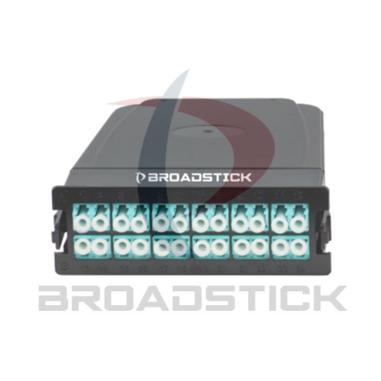Fiber Optic Cassette 24 Fibers 2 MPO to 24 LC/UPC OM3