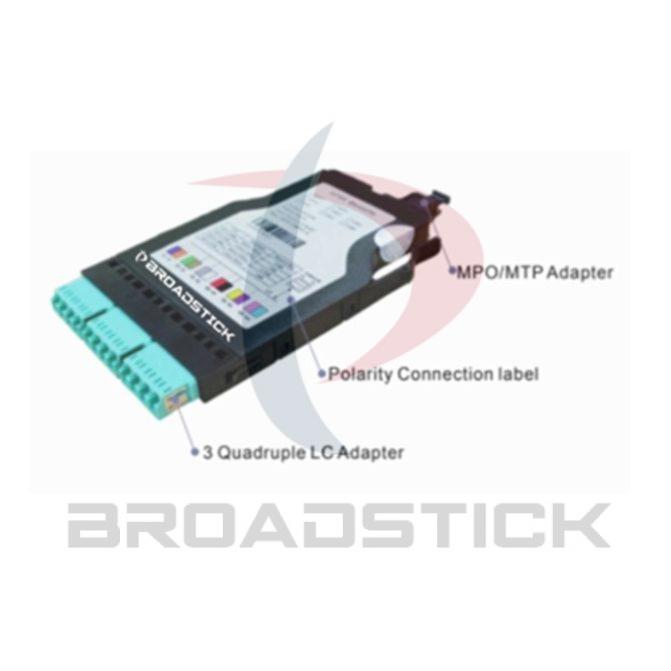 Fiber Optic Cassette 1 MPO to 12 LC/UPC Single mode