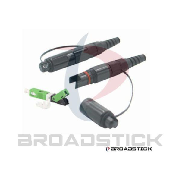 Fiber Optic Pre-Reinforced Connector Single Mode SC/APC for Corning Optitap Connector IP67